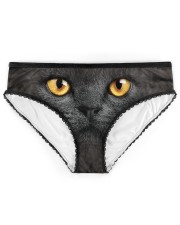 3D Black Cat Women's Briefs front