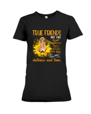 Golden Retriever True Friend Premium Fit Ladies Tee tile