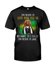 Poodle God Classic T-Shirt front