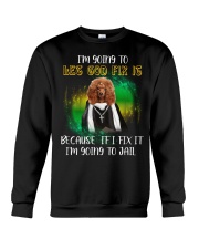 Poodle God Crewneck Sweatshirt tile