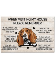Basset Hound I Keep Doormat 22.5" x 15" front