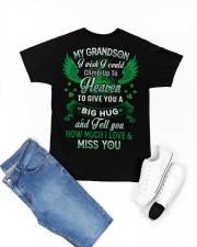 My Grandson I Wish I Could Climb Up To Heaven Classic T-Shirt apparel-classic-tshirt-lifestyle-back-58