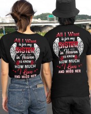All I Want Is For My Sister In Heaven 1 Classic T-Shirt apparel-classic-tshirt-lifestyle-back-137