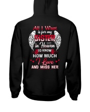 All I Want Is For My Sister In Heaven 1 Hooded Sweatshirt tile