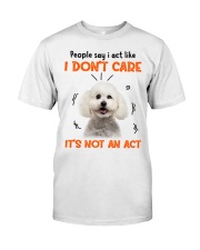 Bichon Frise Act Premium Fit Mens Tee tile