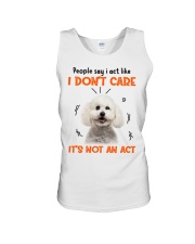 Bichon Frise Act Unisex Tank tile