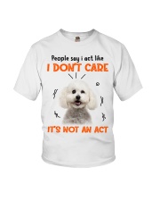 Bichon Frise Act Youth T-Shirt tile