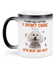 Bichon Frise Act Color Changing Mug back