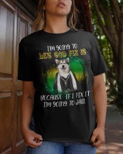 Alaskan Malamute God Classic T-Shirt apparel-classic-tshirt-lifestyle-20