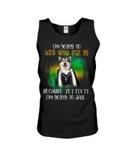 Alaskan Malamute God Unisex Tank tile