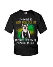 Alaskan Malamute God Youth T-Shirt tile