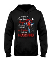I Have Guardian Angel Watching Over Me In Heaven I Call Him HUSBAND Hooded Sweatshirt tile