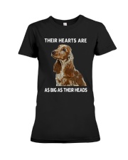 Cocker Spaniel Hearts Premium Fit Ladies Tee tile