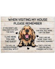 Golden Retriever House Doormat 22.5" x 15" front