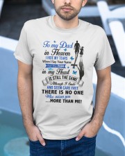 To My Dad In Heaven I Hide My Tears Classic T-Shirt apparel-classic-tshirt-lifestyle-front-45