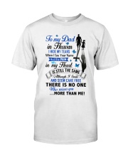 To My Dad In Heaven I Hide My Tears Premium Fit Mens Tee tile