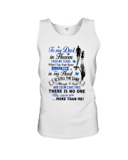 To My Dad In Heaven I Hide My Tears Unisex Tank tile