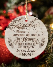 Family Mom Circle ornament - single (porcelain) aos-circle-ornament-single-porcelain-lifestyles-04