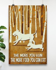 Bull Terrier run 11x17 Poster aos-poster-portrait-11x17-lifestyle-19