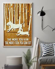 Bull Terrier run 11x17 Poster lifestyle-poster-1