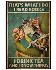 I Read Book - Drink Tea 11x17 Poster front