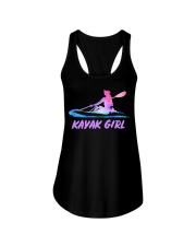 Kayak Girl Ladies Flowy Tank tile