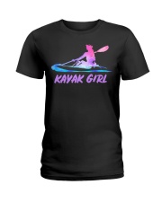 Kayak Girl Ladies T-Shirt tile