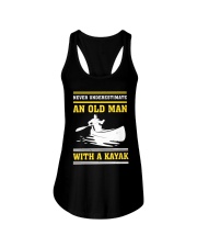 Old Man Kayak Ladies Flowy Tank tile
