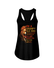 I'm a Grumpy Old Man Lions Ladies Flowy Tank tile