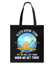 Sloth Kayak Team Tote Bag tile