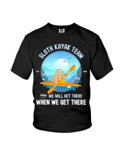 Sloth Kayak Team Youth T-Shirt tile