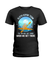 Sloth Kayak Team Ladies T-Shirt tile
