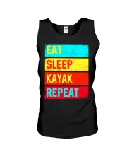 Eat Sleep Kayak Repeat Unisex Tank tile