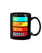 Eat Sleep Kayak Repeat Mug tile