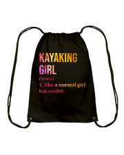 Kayaking Girl Drawstring Bag tile