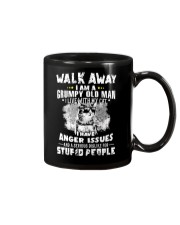 Grumpy old man Live in with Cat Mug tile