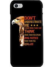 Don't Underestimate me Eagle Phone Case tile