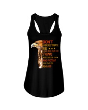 Don't Underestimate me Eagle Ladies Flowy Tank tile