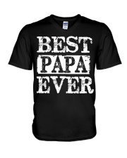 Best Papa Ever V-Neck T-Shirt tile