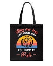 Move Over Boys Fishing Girl Tote Bag tile