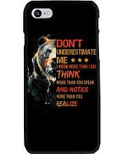 Don't Underestimate me Bears Phone Case tile