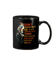 Don't Underestimate me Bears Mug tile