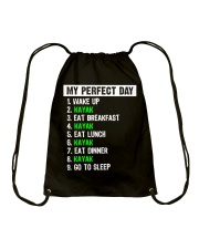 My Perfect Day Kayak Drawstring Bag tile