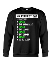 My Perfect Day Kayak Crewneck Sweatshirt tile