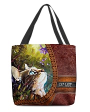 Cat Lady 2 All-over Tote front