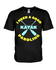 I Need A Kayak Paddling V-Neck T-Shirt tile