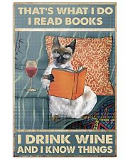 I Drink Wine 11x17 Poster front