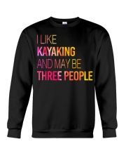 Kayaking and may be three people Crewneck Sweatshirt tile