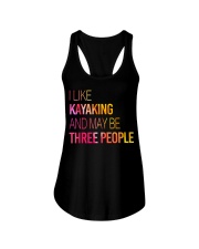 Kayaking and may be three people Ladies Flowy Tank tile