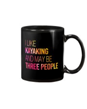 Kayaking and may be three people Mug tile